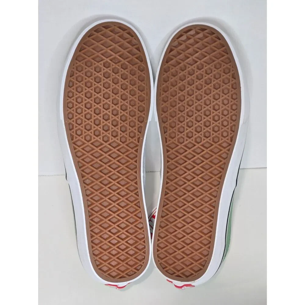 Vans Authentic Deep Grass Green Canvas Skate Shoes | Men's Size 8 - Women's 9.5